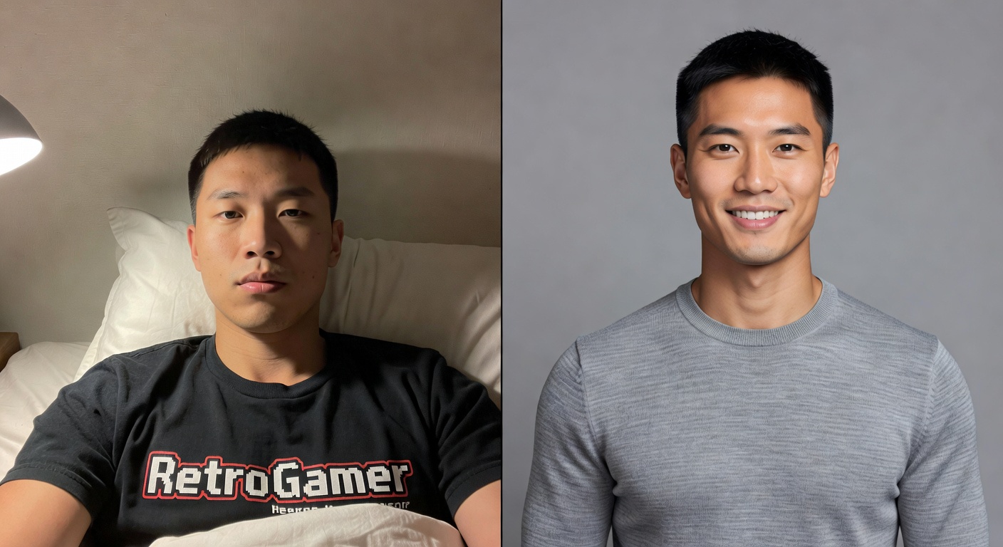 Before and After AI transformation